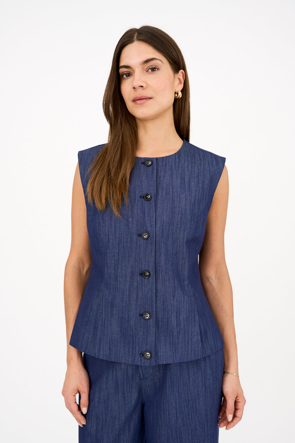 PD-Aika Peplum Top Wash Solaris - Rinse Denim – Pieszak