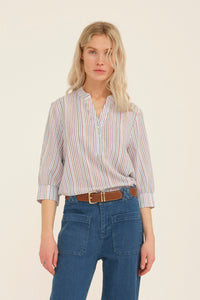 Pieszak Jeans PD-Mabel Shirt Beach Stripe Shirts & Blouses 00 Striped