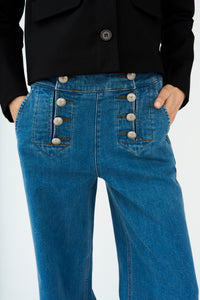 Pieszak Jeans PD-Asta Sailor Jeans Wash Azure Blue Jeans & Pants 51 Denim Blue