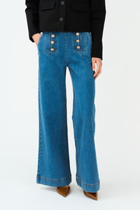 Pieszak Jeans PD-Asta Sailor Jeans Wash Azure Blue Jeans & Pants 51 Denim Blue