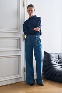 Pieszak Jeans PD-Asta Sailor Jeans Wash Azure Blue Jeans & Pants 51 Denim Blue