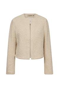 Pieszak Jeans PD-Aya Boucle Jacket Coats & Jackets 020 White Pearl