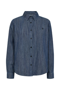 Pieszak Jeans PD-Becca Shirt Wash Atlantic Denim Stripe Shirts & Blouses 51 Denim Blue