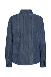 Pieszak Jeans PD-Becca Shirt Wash Atlantic Denim Stripe Shirts & Blouses 51 Denim Blue