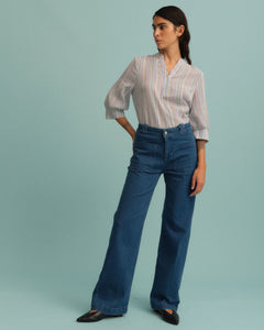 Pieszak Jeans PD-Birkin Jeans 70's Wash Dark Volterra Jeans & Pants 51 Denim Blue