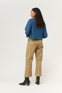 Pieszak Jeans PD-Birkin Utility Cropped Pant Jeans & Pants 717 Lead Brown