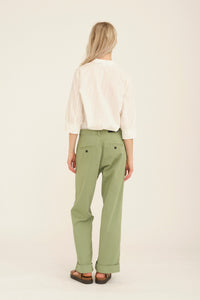 Pieszak Jeans PD-Birkin Weekend Cropped Pant Jeans & Pants 639 Glass Green