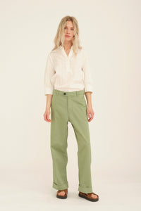 Pieszak Jeans PD-Birkin Weekend Cropped Pant Jeans & Pants 639 Glass Green