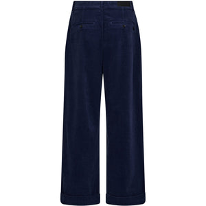 Pieszak Jeans PD-Birkin Weekend Cropped Pant Baby Cord Jeans & Pants 585 Midnight Navy
