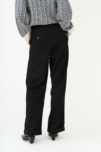 Pieszak Jeans PD-Birkin Weekend Cropped Pant Tailor Jeans & Pants 9 Black