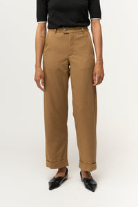 Pieszak Jeans PD-Birkin Weekend Cropped Pant Tailor Jeans & Pants 76 camel