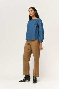 Pieszak Jeans PD-Birkin Weekend Cropped Pant Tailor Jeans & Pants 76 camel