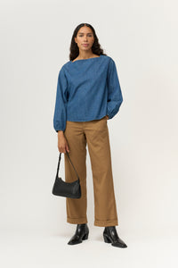 Pieszak Jeans PD-Birkin Weekend Cropped Pant Tailor Jeans & Pants 76 camel