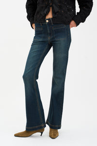 Pieszak Jeans PD-Cara 70s Jeans Wash Vintage Aston Jeans & Pants 51 Denim Blue