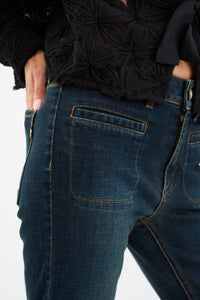 Pieszak Jeans PD-Cara 70s Jeans Wash Vintage Aston Jeans & Pants 51 Denim Blue
