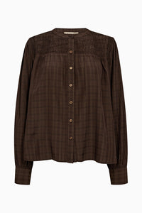 Pieszak Jeans PD-Cassie Pintuck Shirt Shirts & Blouses 768 Black Coffee