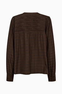 Pieszak Jeans PD-Cassie Pintuck Shirt Shirts & Blouses 768 Black Coffee