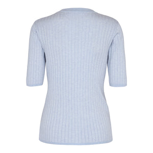 Pieszak Jeans PD-Dorothy V-neck Knit Knitwear 551 Sky Blue