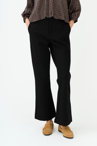 Pieszak Jeans PD-Elise Cropped Kick Flare Pant Jeans & Pants 9 Black