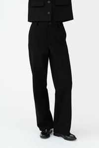 Pieszak Jeans PD-Elise Wide Pant Jeans & Pants 9 Black