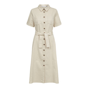 Pieszak Jeans PD-Georgia Belted Dress Dresses 03 Ecru