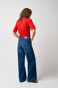 Pieszak Jeans PD-Gilly Wide 70's Jeans Wash Dark San Jose Jeans & Pants 51 Denim Blue