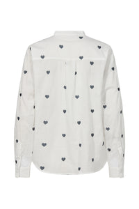 Pieszak Jeans PD-Heart Shirt Shirts & Blouses 011 Optical white