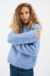 Pieszak Jeans PD-Holly Pullover Knit Knitwear 550 Blue Mist