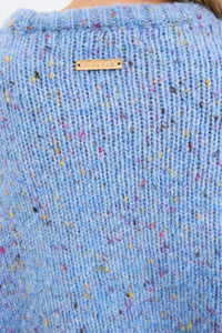 Pieszak Jeans PD-Holly Pullover Knit Knitwear 550 Blue Mist