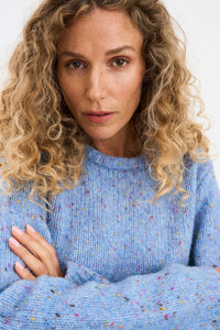 Pieszak Jeans PD-Holly Pullover Knit Knitwear 550 Blue Mist