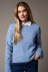 Pieszak Jeans PD-Holly Pullover Knit Knitwear 550 Blue Mist