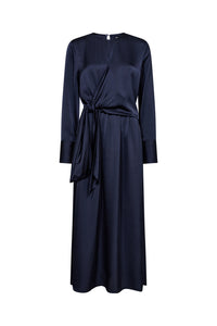 Pieszak Jeans PD-Iris Satin Dress Dresses 523 Deep Navy Blue