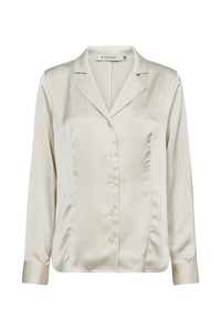 Pieszak Jeans PD-Iris Satin Shirt Shirts & Blouses 017 Whisper White