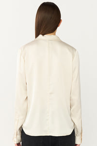 Pieszak Jeans PD-Iris Satin Shirt Shirts & Blouses 017 Whisper White