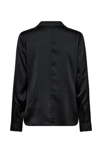 Pieszak Jeans PD-Iris Satin Shirt Shirts & Blouses 9 Black