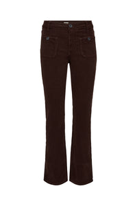 Pieszak Jeans PD-Jelena 70's Jeans Baby Cord Jeans & Pants 768 Black Coffee
