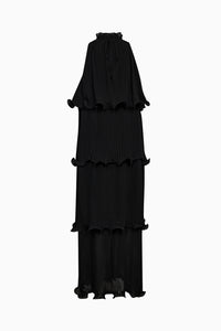 Pieszak Jeans PD-Lana Layered Maxidress Dresses 9 Black