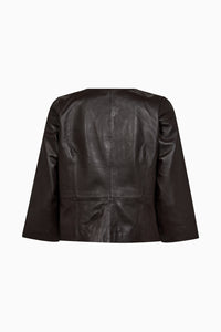 Pieszak Jeans PD-Lanni Leather 3/4 Sleeve Jacket Leather 768 Black Coffee