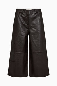 Pieszak Jeans PD-Lanni Leather Culotte Pant Leather 768 Black Coffee