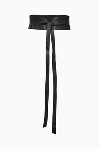 Pieszak Jeans PD-Lanni Leather Tie Belt Accessories 9 Black