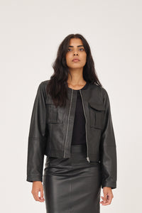 Pieszak Jeans PD-Lanni Leather Uniform Jacket Leather 9 Black