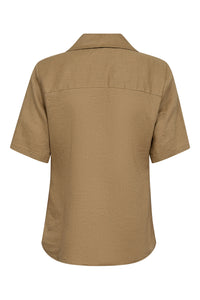 Pieszak Jeans PD-Lina Linen SS Shirt Shirts & Blouses 749 Camel
