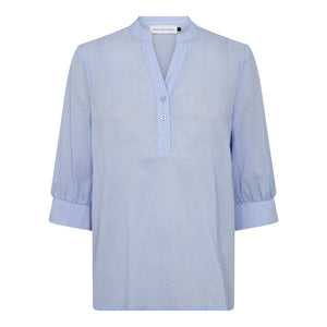 Pieszak Jeans PD-Mabel Shirt Sky Dot Shirts & Blouses 551 Sky Blue