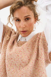 Pieszak Jeans PD-Marian Batwing Confetti Knit Knitwear 313 Rose Shadow