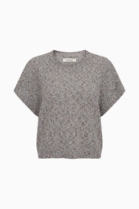 Pieszak Jeans PD-Marian Batwing Confetti Knit Knitwear 550 Blue Mist