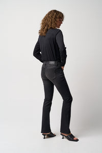 Pieszak Jeans PD-Marija Flare Wash Super Black Jeans & Pants 9 Black