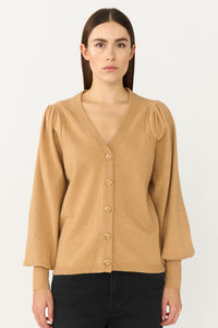 Pieszak Jeans PD-Marion Puffy Cardigan Knitwear 76 camel