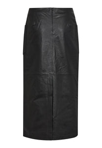 Pieszak Jeans PD-Melanie Leather Pocket Skirt Leather 9 Black