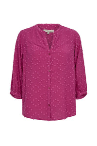 Pieszak Jeans PD-Milla Boheme 3/4 Shirt Shirts & Blouses 366 Very Berry