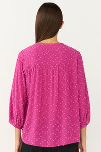 Pieszak Jeans PD-Milla Boheme 3/4 Shirt Shirts & Blouses 366 Very Berry